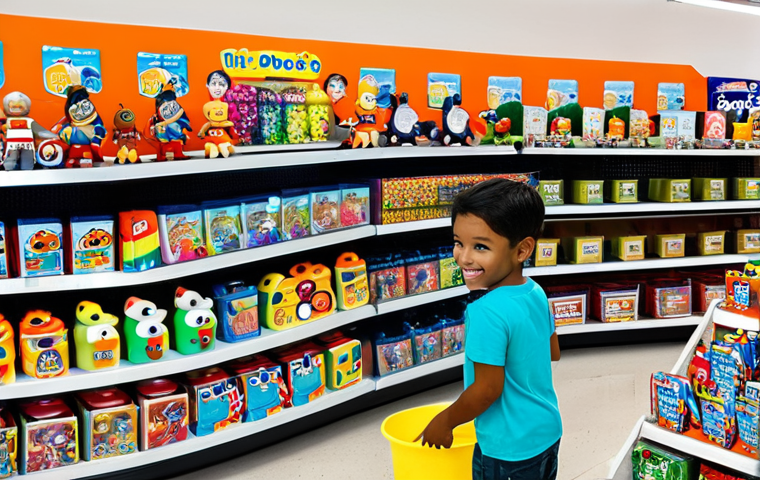 **

"A bright and cheerful scene of children happily browsing colorful Tinipining merchandise in a well-organized store. The shelves are stocked with plush toys, action figures, and clothing featuring Tinipining characters. The children are fully clothed in modest attire, smiling and engaged with the products. Background includes clear signage and displays. Safe for work, appropriate content, family-friendly, professional photography, perfect anatomy, natural proportions."

**