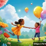 티니핑 공식 인스타그램 계정 - **Prompt 1: Magical Playtime with Teeniepings**
    A vibrant, whimsical garden scene filled with ov...