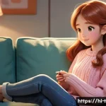 하트핑과 주인공 로미의 관계 - **A Heartwarming Moment of Comfort:**
    A charming, anime-style illustration of Romi, a kind-faced...